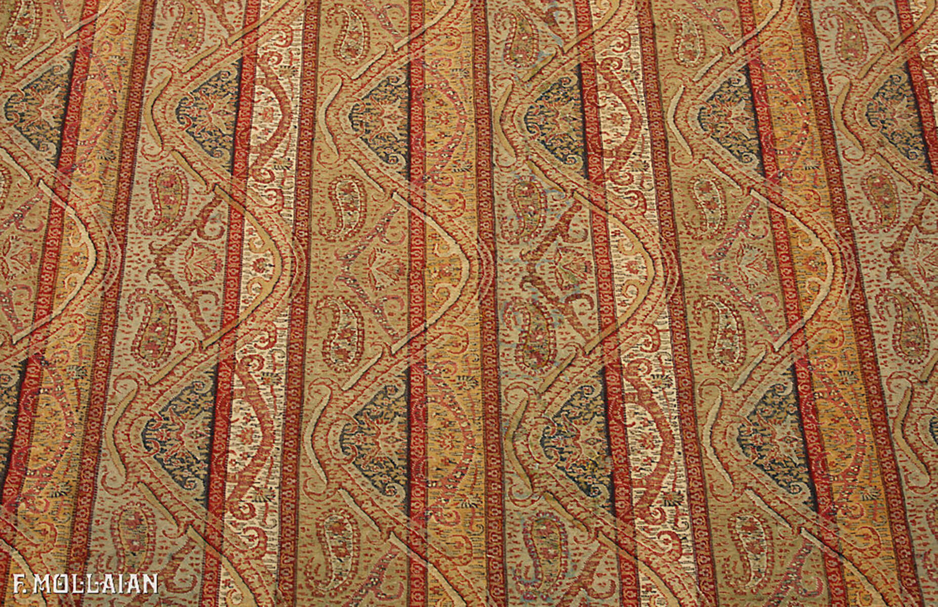 Antique Indian Textile Kashmir Shawl n°:21831954